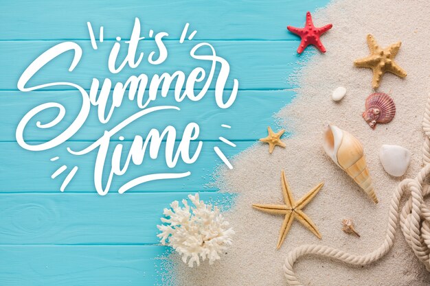 Letras de verano con foto