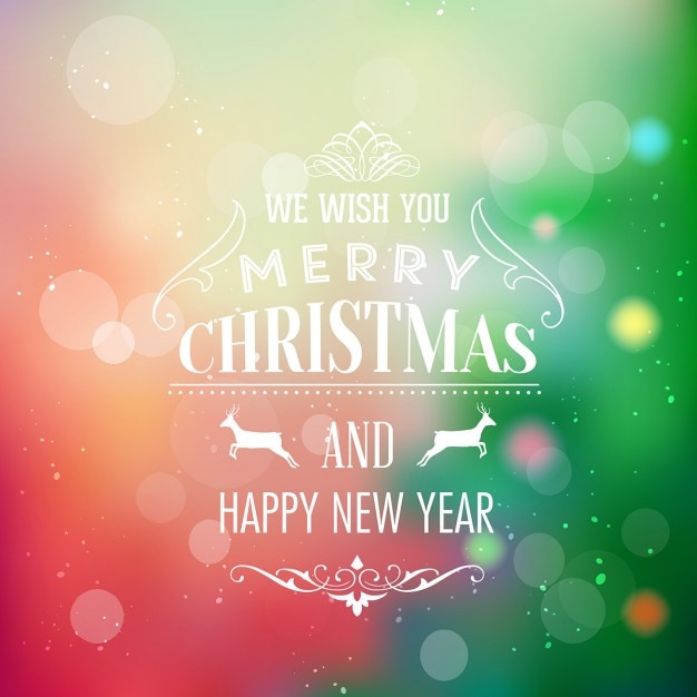 Vector gratuito lettering de navidad