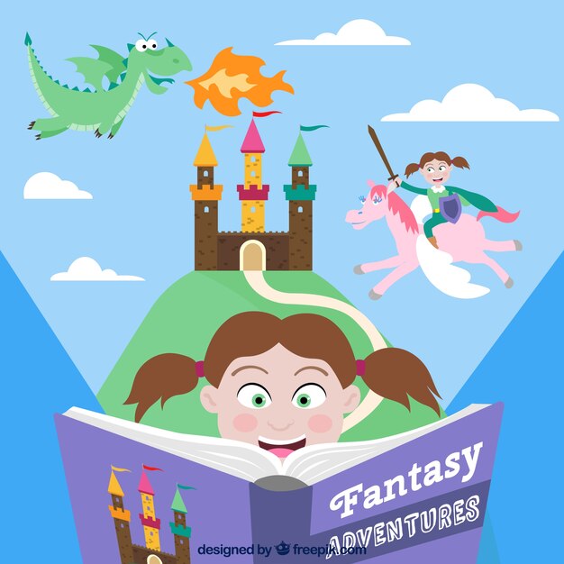 Libro de aventura fantasiosa