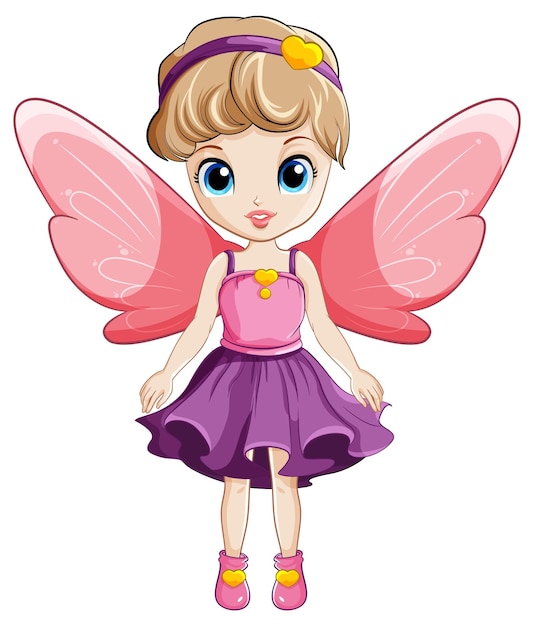 Linda hada simple de dibujos animados