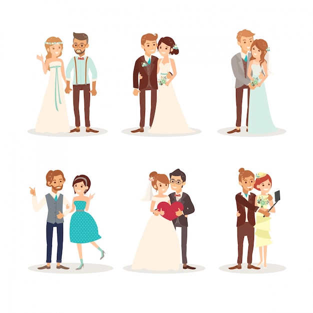 Lindas parejas de boda