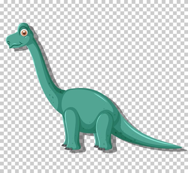 Lindo dinosaurio diplodocus aislado