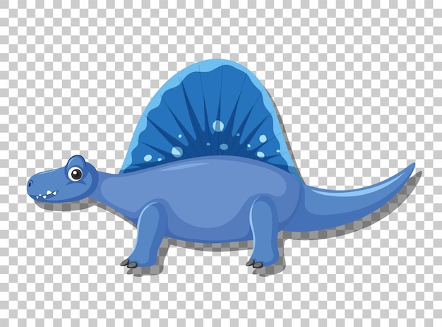 Vector gratuito lindo dinosaurio spinosaurus aislado