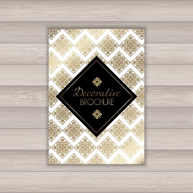 Lindo folleto decorativo