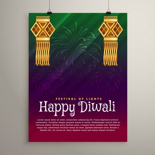 Lindo folleto diwali