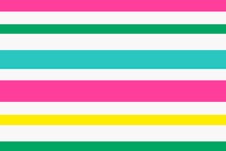 Vector gratuito lindo fondo rayado, vector patrón de colores rosa