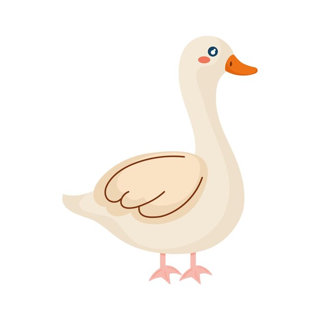 Lindo patito de pie