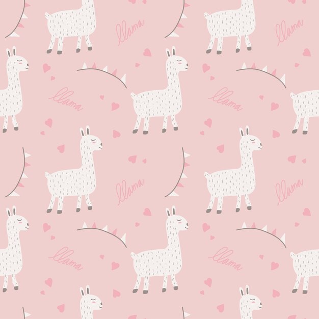 Lindo patrón sin costuras de llama