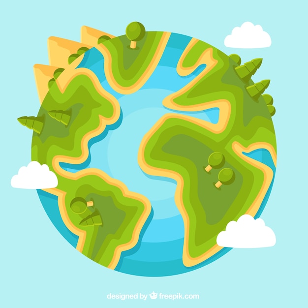 Lindo planeta tierra