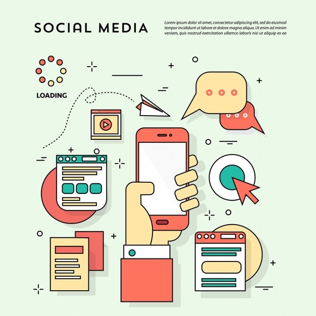 Lindos elementos para redes sociales