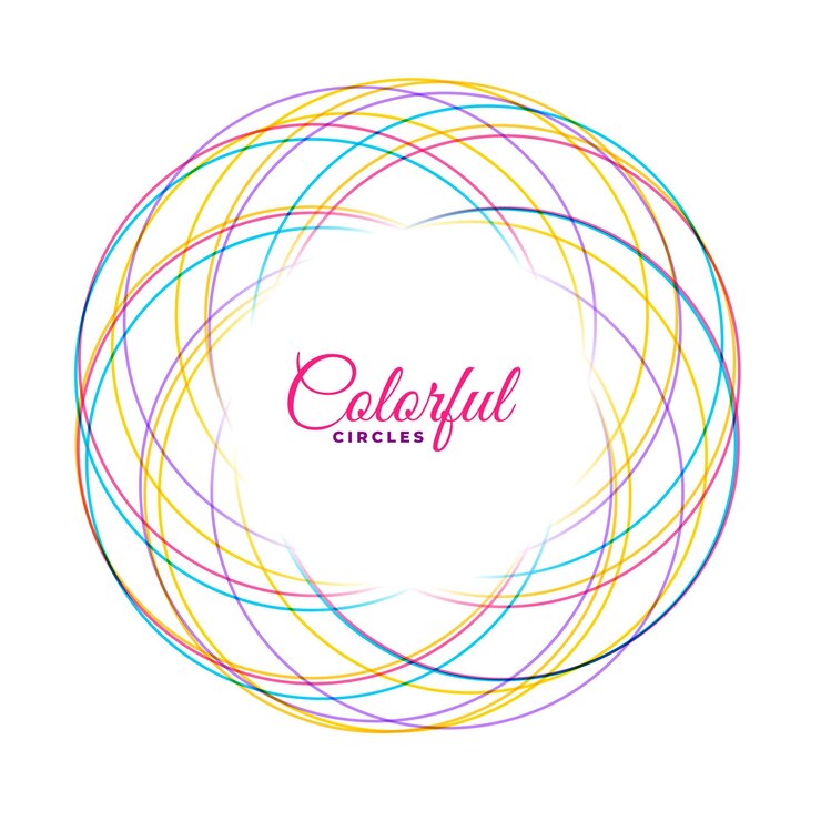 Vector gratuito line style abstract colorful geometric backdrop for presentation