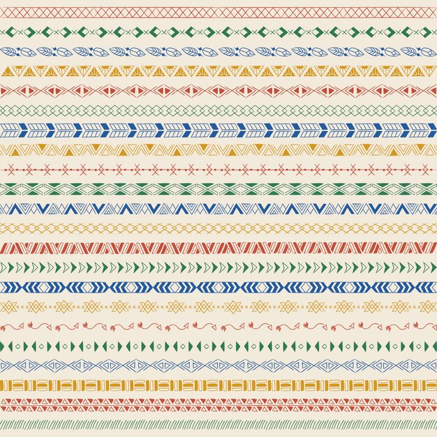 Línea divisora ​​diseño elementos vectoriales colección.