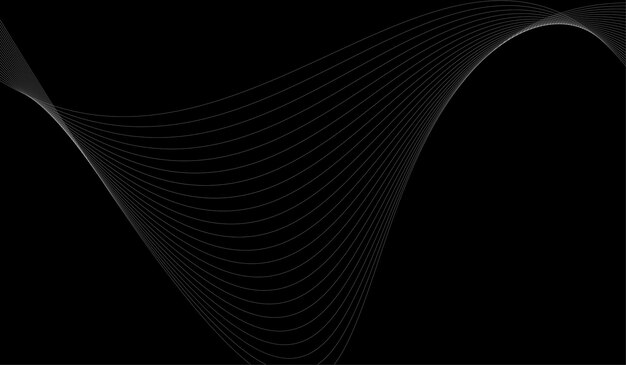 Línea de fondo abstract gradiente de lujo