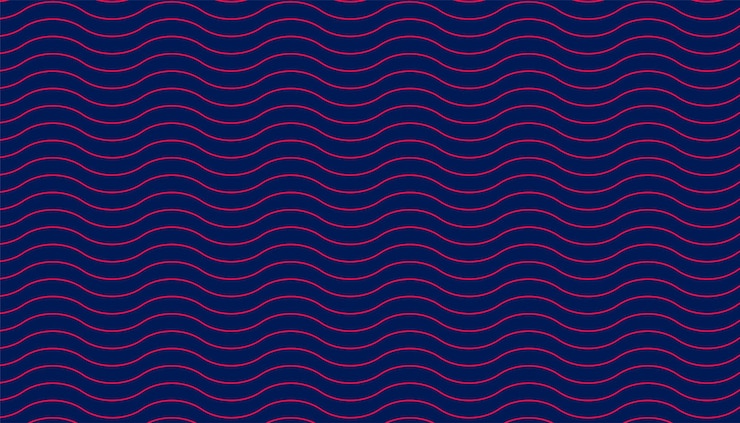 Vector gratuito línea geométrica de patrón ondulado abstracto para un diseño interior moderno