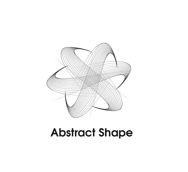 Vector gratuito línea de onda abstracta con espacio de su ilustración de vector de texto