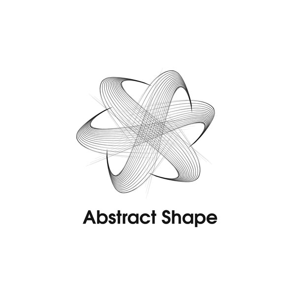 Línea de onda abstracta con espacio de su ilustración de vector de texto