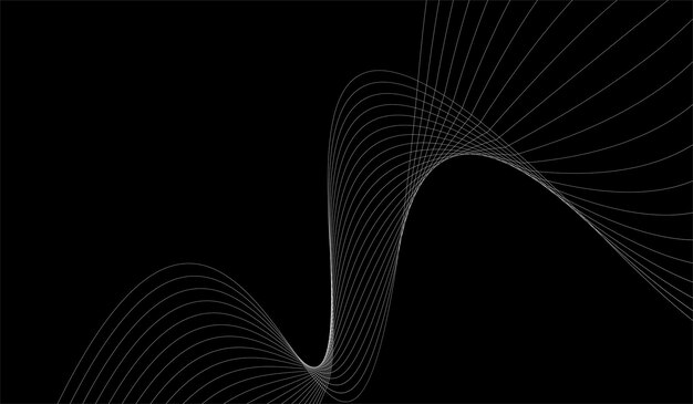 Línea onda fondo degradado minimalista