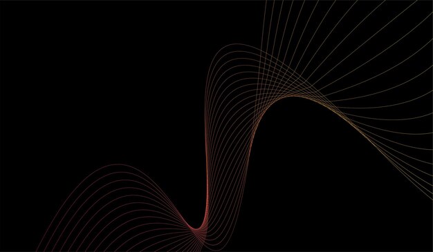 Línea onda fondo degradado minimalista