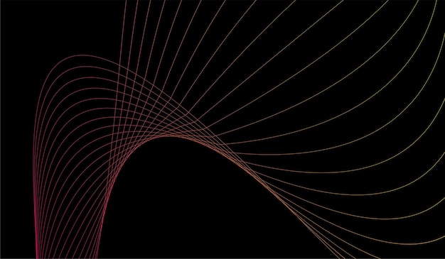 Línea onda fondo degradado minimalista