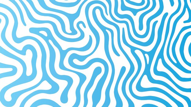 líneas azules laberinto en un fondo blanco