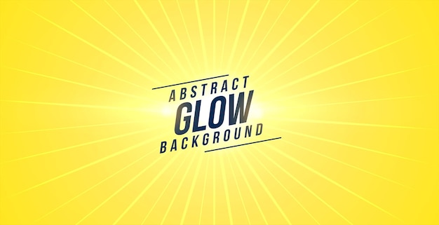 Vector gratuito líneas brillantes abstractas telón de fondo amarillo con efecto de movimiento de rayo de sol