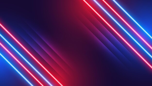 líneas eléctricas diagonales brillantes futuristas fondo con espacio vacío