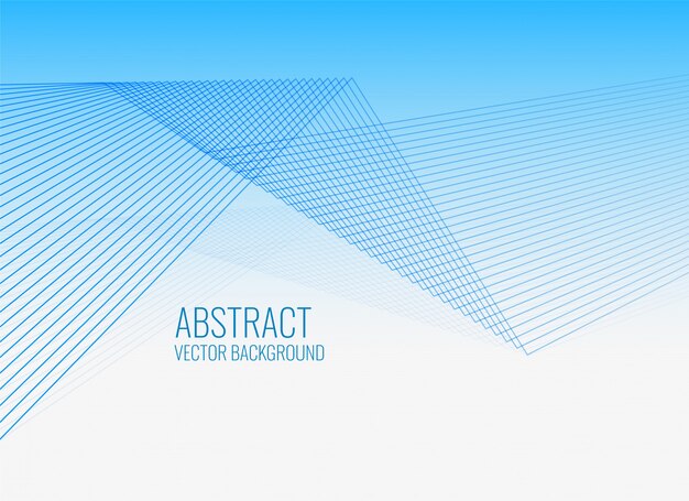 Líneas geométricas fondo abstracto azul