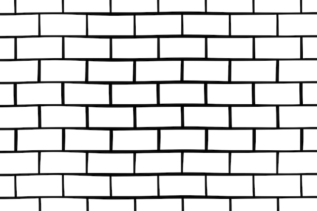 Líneas de pared de ladrillo estilo de pincel