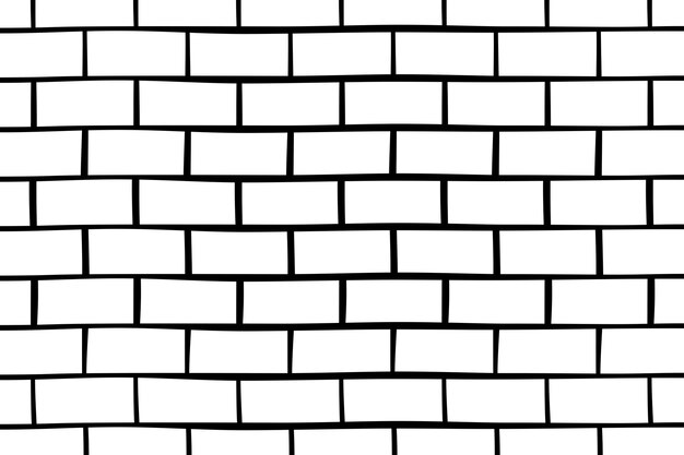 Líneas de pared de ladrillo estilo de pincel