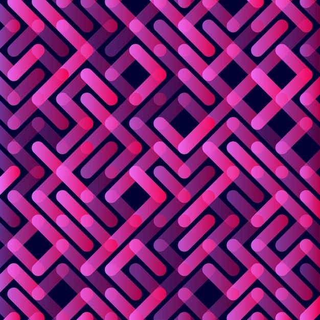 Líneas Patrón transparente de vector Adorno de rayas geométricas Ilustración de fondo lineal monocromática