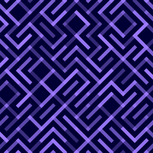 Líneas Patrón transparente de vector Adorno de rayas geométricas Ilustración de fondo lineal monocromática