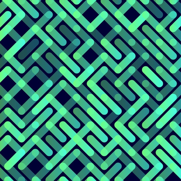 Líneas Patrón transparente de vector Adorno de rayas geométricas Ilustración de fondo lineal monocromática