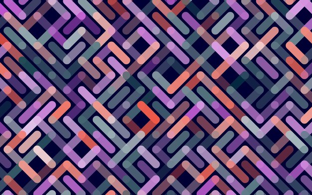 Líneas Patrón transparente de vector Banner Adorno de rayas geométricas Fondo lineal monocromático