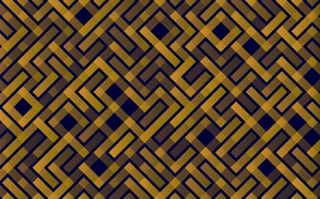 Líneas Patrón transparente de vector Banner Ornamento de rayas geométricas Ilustración de fondo lineal monocromática
