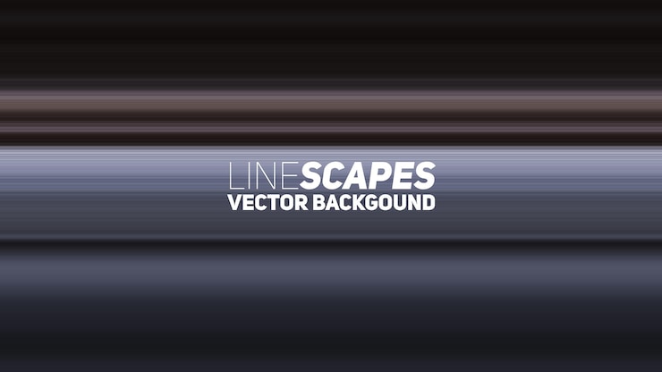 Vector gratuito linescapes gradient background minimal gradient stripes