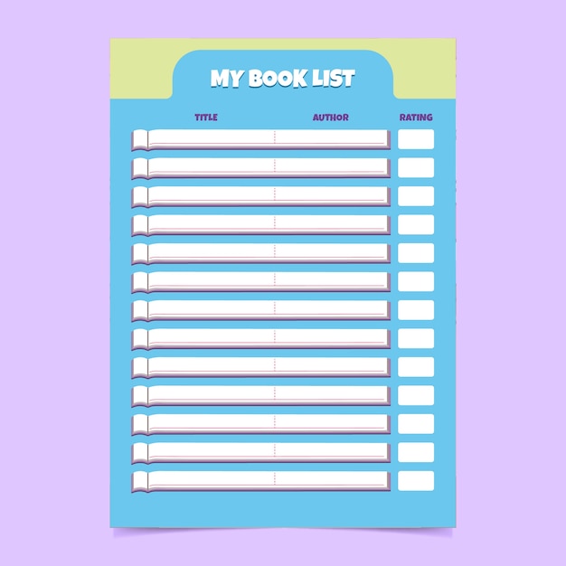 Lista de libros