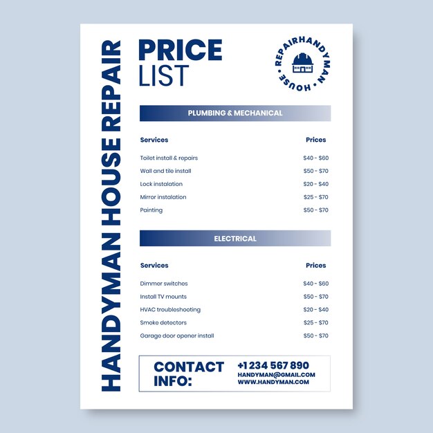 Lista de precios de soluciones modernas de mantenimiento en gradiente