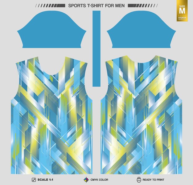 Listo para imprimir camisetas deportivas Diseño de camisetas de fútbol para el diseño de camisetas deportivas de sublimación.