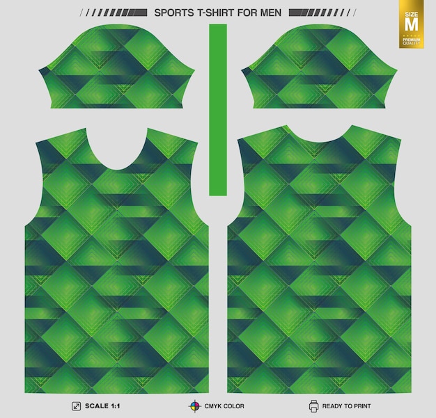 Listo para imprimir camisetas deportivas Patrones de ropa de entrenamiento y entrenamiento