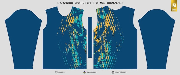 Listo para imprimir camisetas deportivas Patrones de ropa de entrenamiento y entrenamiento