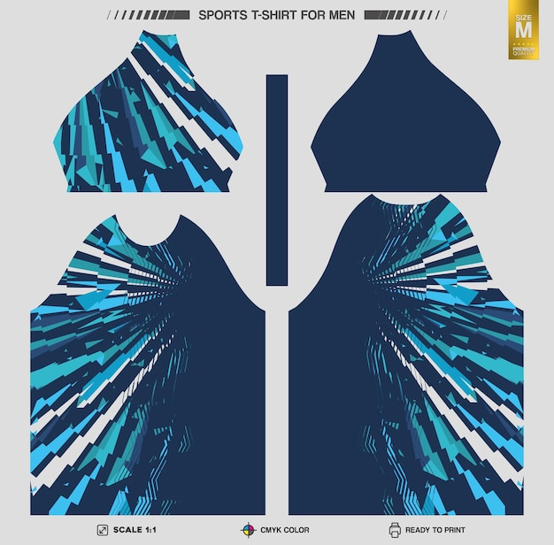 Listo para imprimir camisetas deportivas Patrones de ropa de entrenamiento y entrenamiento