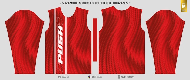 Listo para imprimir camisetas deportivas Patrones de ropa de entrenamiento y entrenamiento