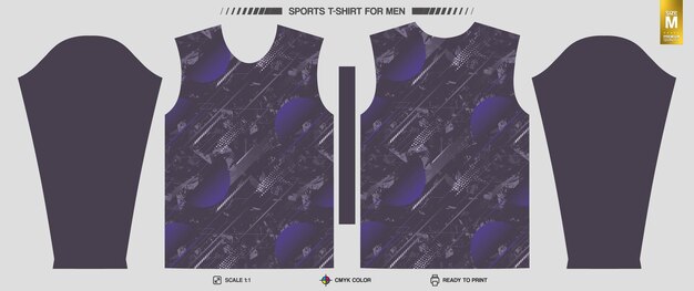 Listo para imprimir camisetas deportivas Patrones de ropa de entrenamiento y entrenamiento