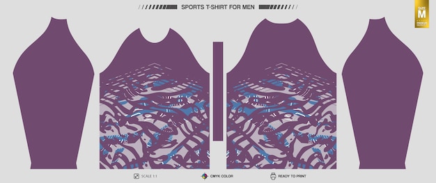 Listo para imprimir camisetas deportivas Patrones de ropa de entrenamiento y entrenamiento