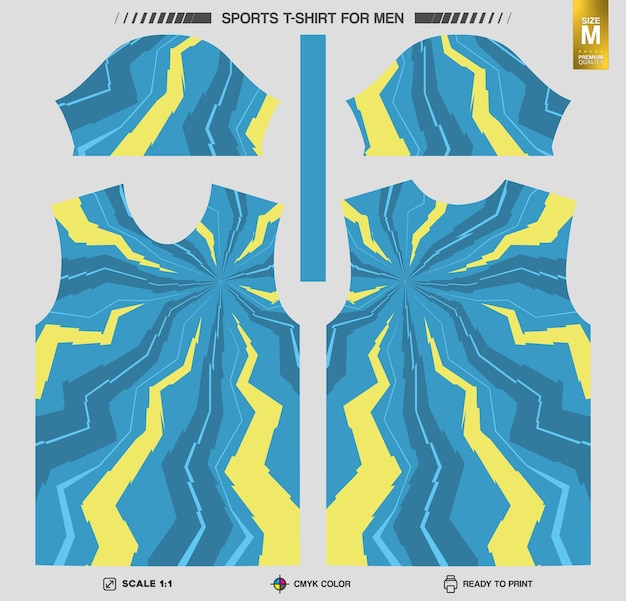 Listo para imprimir camisetas deportivas