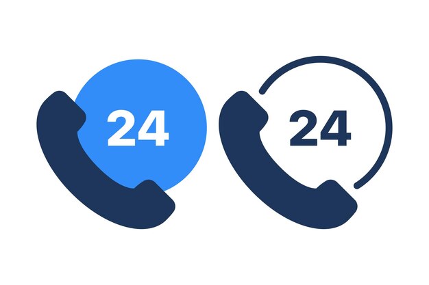 Llamada telefónica las 24 horas