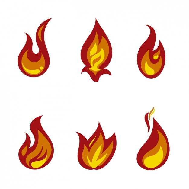 llamas de fuego