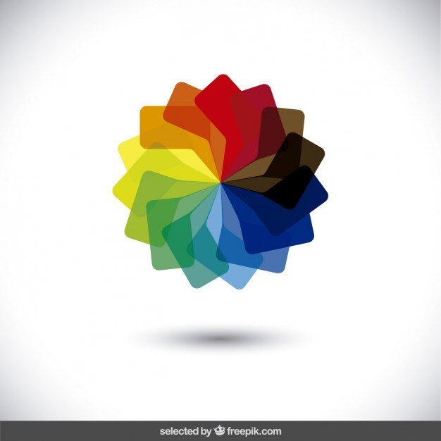 Logo abstracto poligonal
