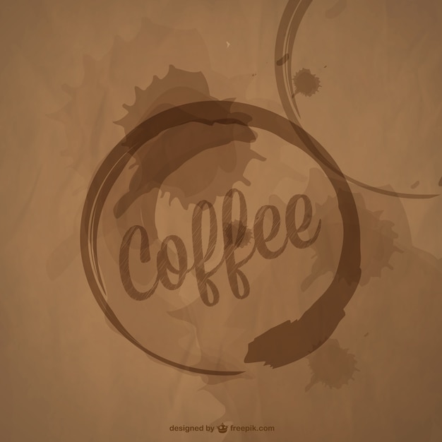 Logo artístico de café