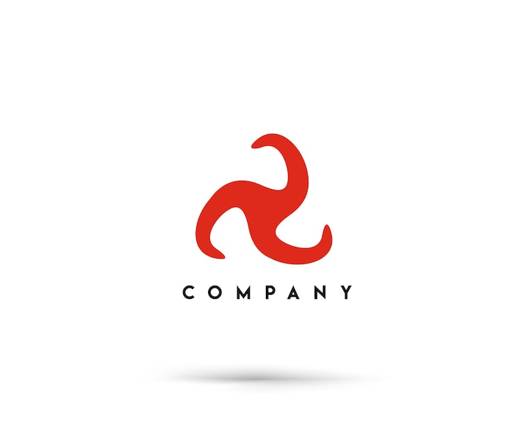 Vector gratuito logo branding identity corporate vector a design.